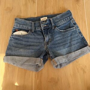 Hudson Jeans Blue Rolled Cuff Women's Denim Shorts